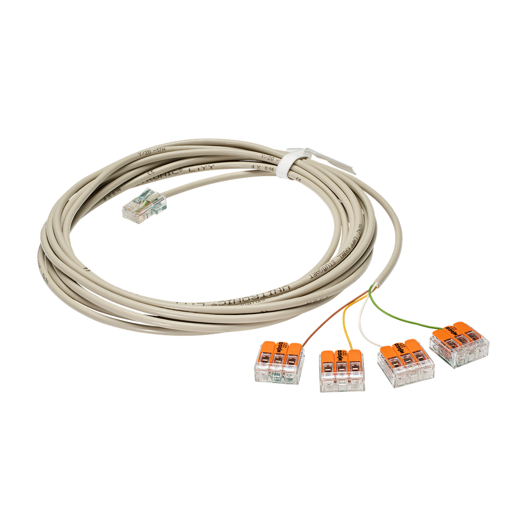 Cable RJ45-open ends 0-10V/DC/Out 5 Out 5m